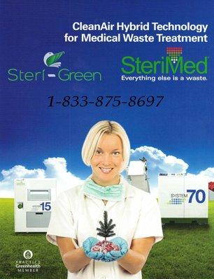 Steri-Green's earth-friendly breakthrough in medical waste disposal will help businesses reduce expenditures by costing less than most conve