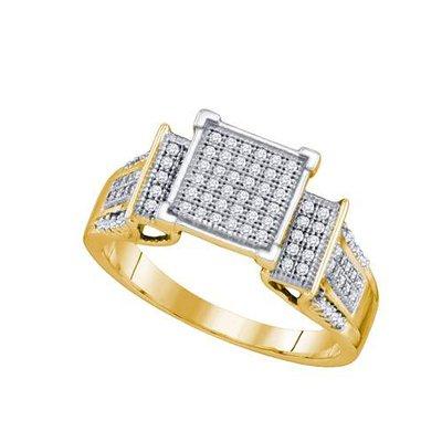 YELLOW GOLD DIAMOND RING