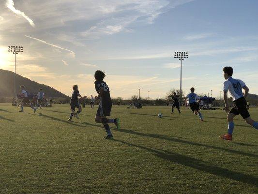 Great open fields with phenomenal views throughout the day! Go THUNDER!!