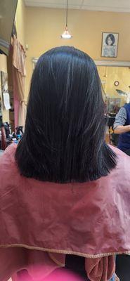 After, hair cut and hair straightening. Looks Great! My hair is Amazing!