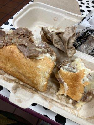 Cheese and Firehouse Steak & Cheese