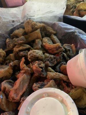 Fried mushrooms