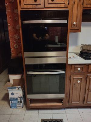 Double Wall Oven with lower Cabinet Modification.