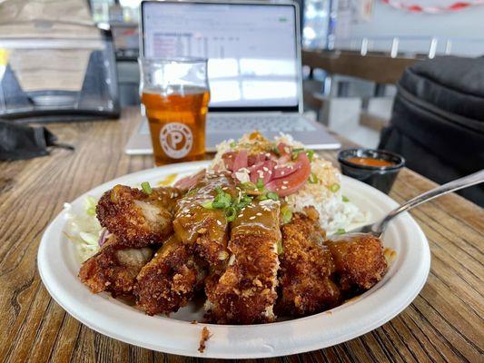 Curry Katsu Rice Dish