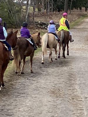 Best barn teaches children from all ages trails are walking only 50 a person and it's a beautiful ride through topsmead State forest