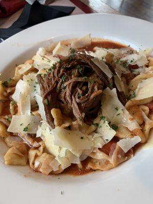 Braised beef ragu with homemade pasta(daily speacial)