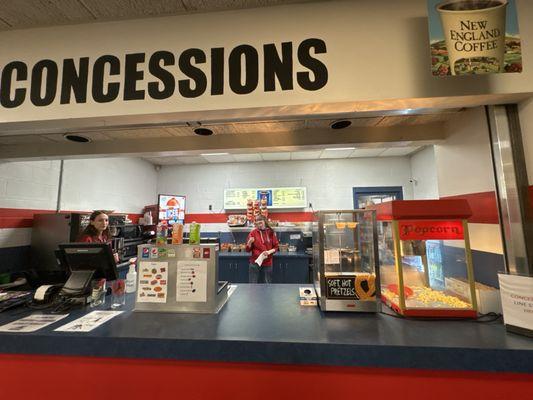 The concessions stand