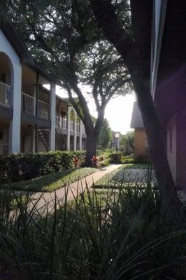 Courtyard walkway