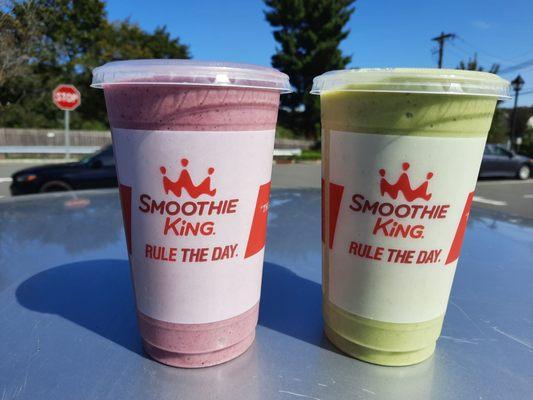 Two delicious smoothies!