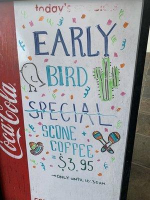 Early bird special