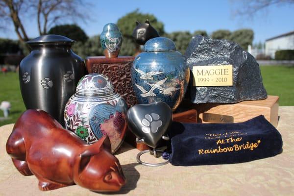 Urns & Keepsakes Selection