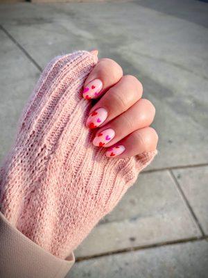 Valentines Day nails