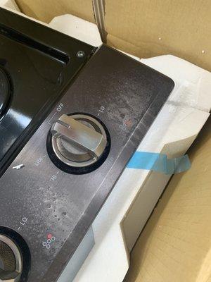 Damaged cooktop. $1500