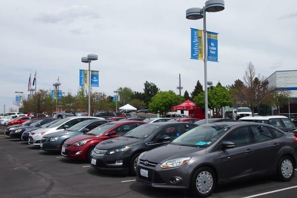 A wide selection of vehicles.