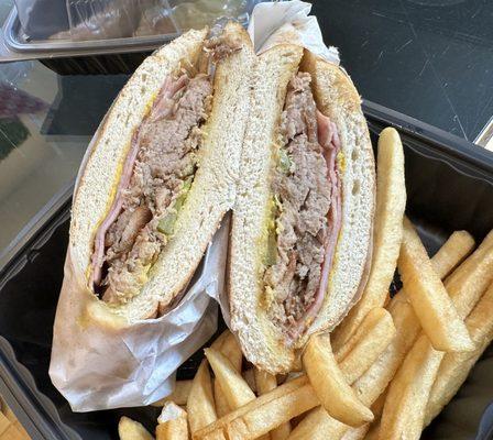 Cubano with french fries