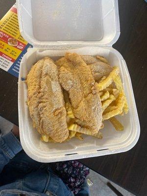 Catfish dinner