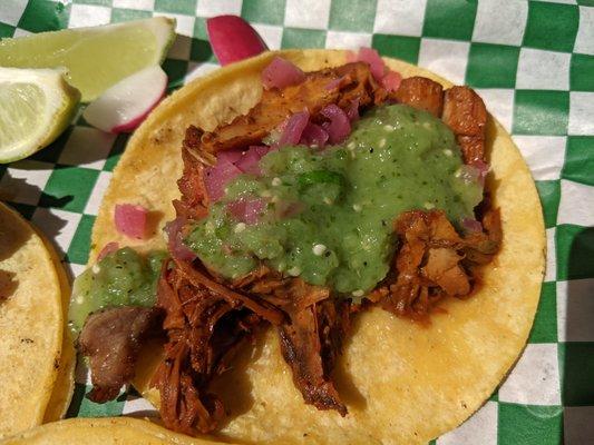 Cochinita Pibil ($3) - 4.5 stars. Great flavor, tender meat! Sun lunch 2021-09-12