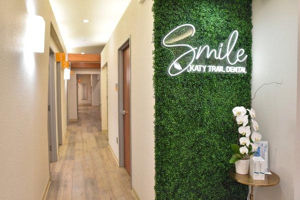 Interior of Katy Trail Dental in Dallas, TX