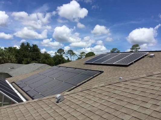 North Port, FL --  Solar Pool Heating and Solar Hot Water