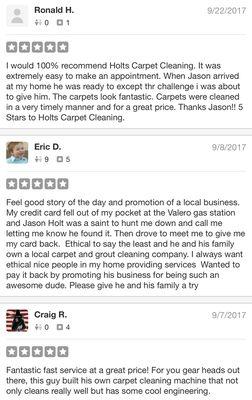 How our customers feel about our services