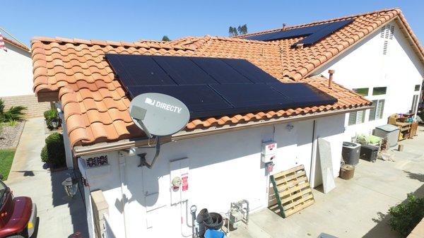 Clay Tile Roof Solar Install