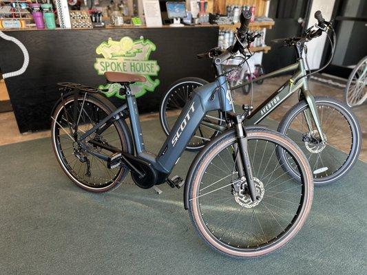 Scott and Aventon Electric Bikes!