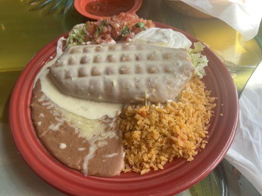 Lunch Chimichanga