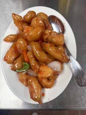 Sweet and sour chicken