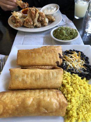 Chicken Flautas!