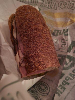 Subway Club on wheat