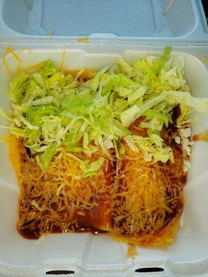 Cheese enchiladas