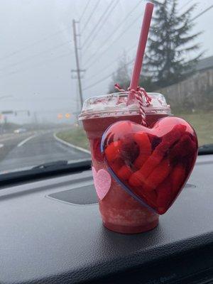 Strawberry banana smoothie