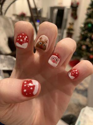 Christmas Nails hand design