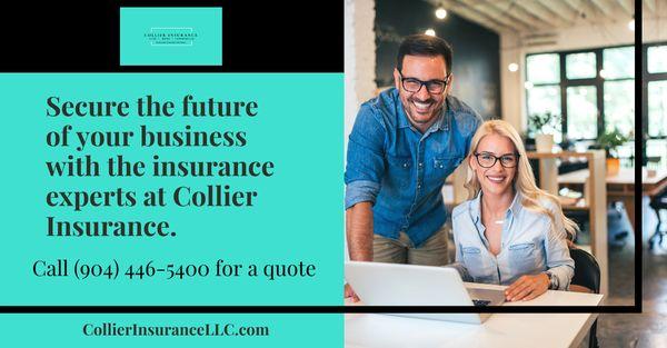 Secure the future of your business with Collier Insurance