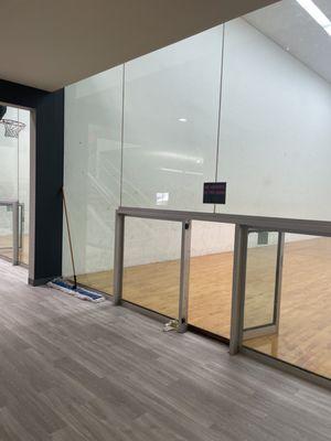 Racketball court