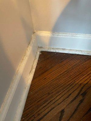 Dirty baseboards