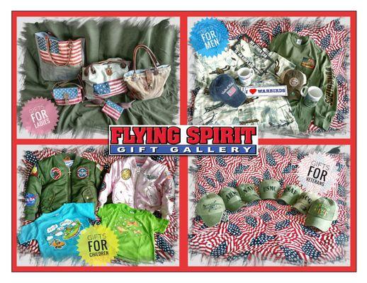 The Flying Spirit Gift Gallery has a huge selection of aviation gifts