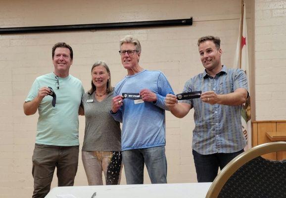 Carlsbad Oceanside Toastmasters Club 47 had a football alumni as a guest speaker.