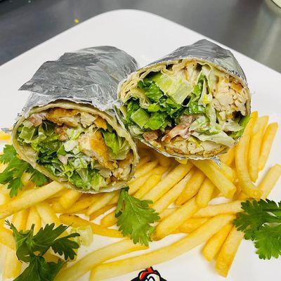 Crispy chicken wrap