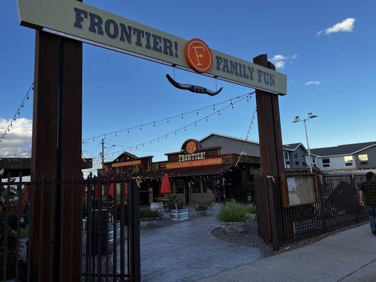 Frontier entrance of Route 66