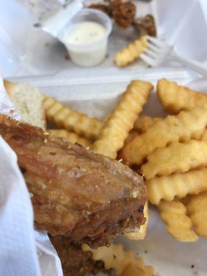 Hairy fried wings???? Disgusting