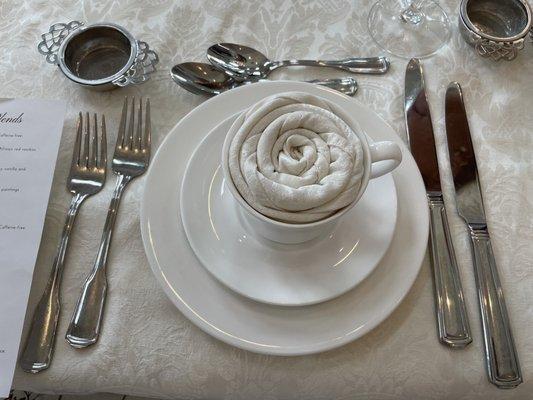 Pretty place setting