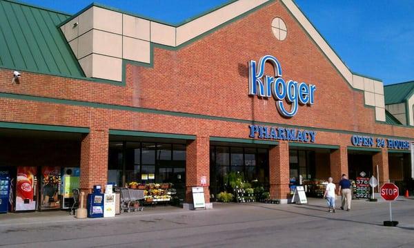 Kroger store front.