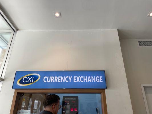 Currency Exchange inside Apple Bank