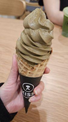 Hojicha soft serve