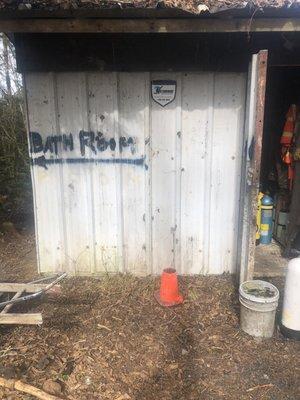 Paintball storage shed