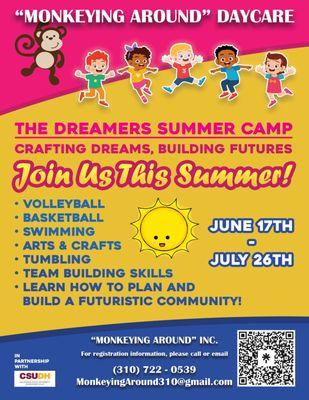 Summer day camp flyer