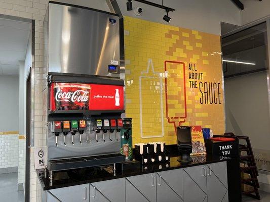 Self serve beverage dispenser.