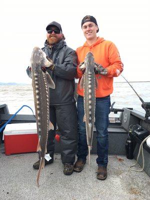 Delta sturgeon fishing