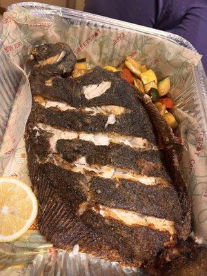 Fried whole fish